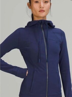 lululemon Navy Hooded Zip-Up Jacket